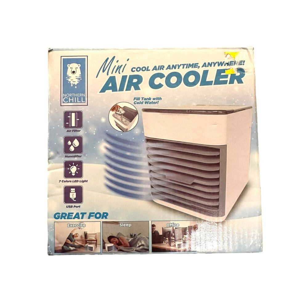 Northern Chill Mini Air‎ Cooler New- Open Box